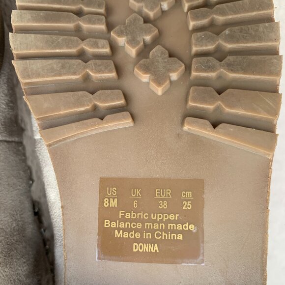 Carlos By Carlos Santana Donna Faux Suede Lace Up Booties Sz8 - Picture 15 of 16